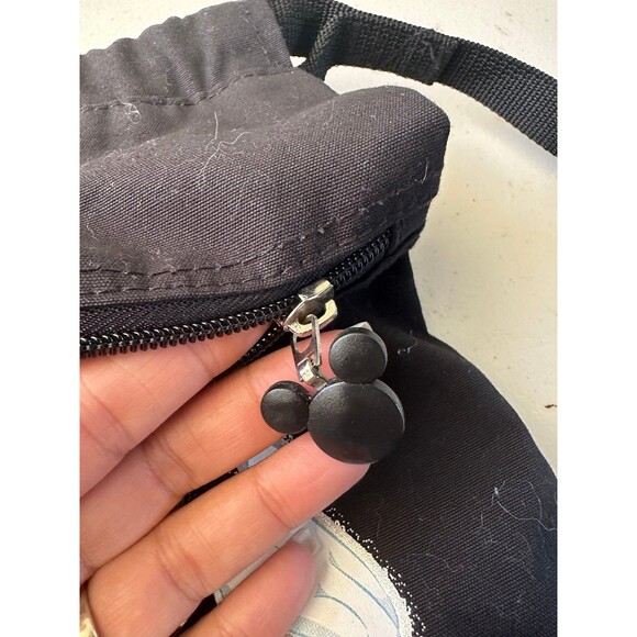 Disneyland Resort 2008 Mickey Mouse Goofy Drawstring Cinch Canvas Backpack - Picture 9 of 10